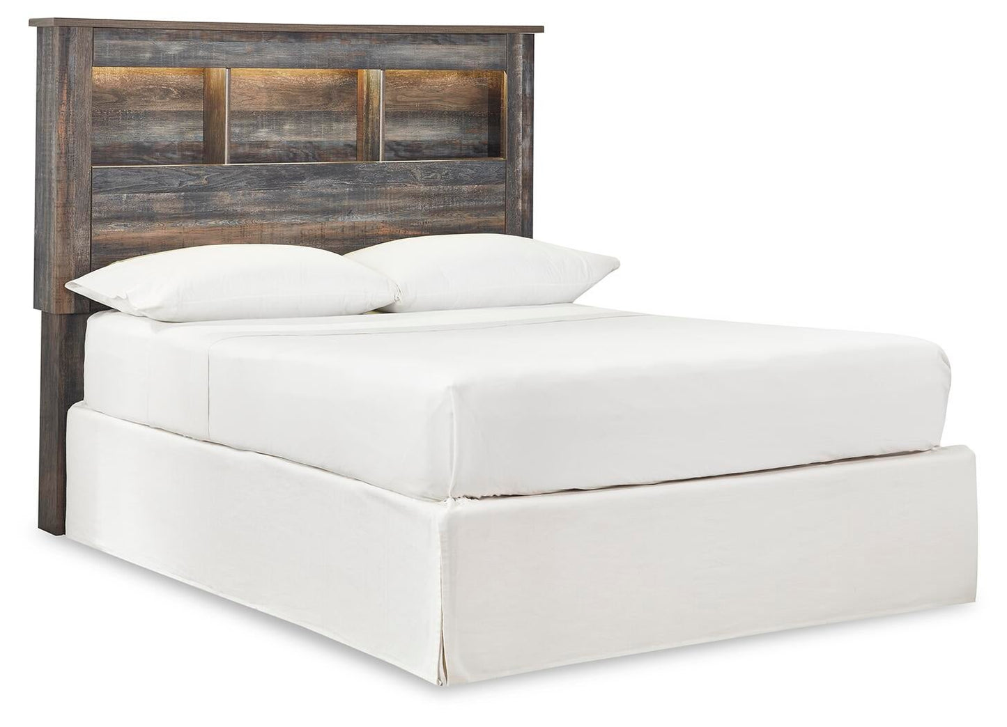 Drystan  Bookcase Headboard, Dresser, Mirror, Chest And Nightstand