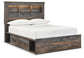 Drystan  Bookcase Bed With 2 Storage Drawers With Mirrored Dresser