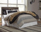 Derekson / Panel Headboard Bed With Mirrored Dresser