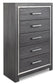 Lodanna  Panel Bed With 2 Storage Drawers, Dresser, Mirror, Chest And Nightstand