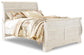 Willowton  Sleigh Bed With Mirrored Dresser, Chest And Nightstand