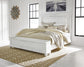 Kanwyn  Panel Bed With Storage Bench, Dresser And Mirror