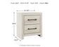 Cambeck  Panel Bed With Mirrored Dresser, Chest And Nightstand