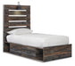 Drystan  Panel Bed With 4 Storage Drawers, Dresser, Mirror, Chest And Nightstand