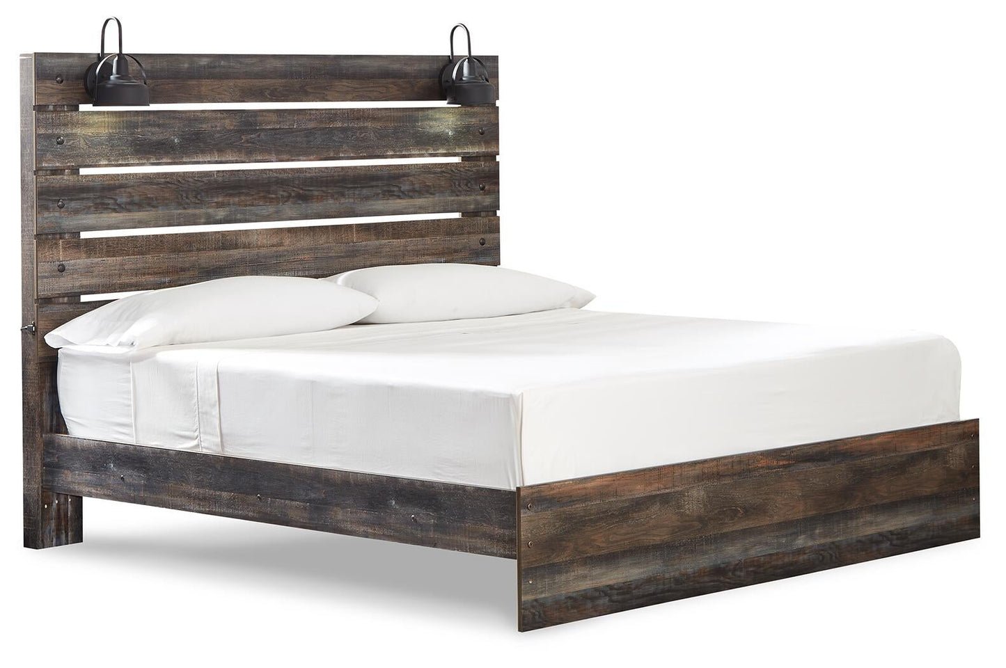 Drystan  Panel Bed, Dresser, Mirror, Chest And Nightstand