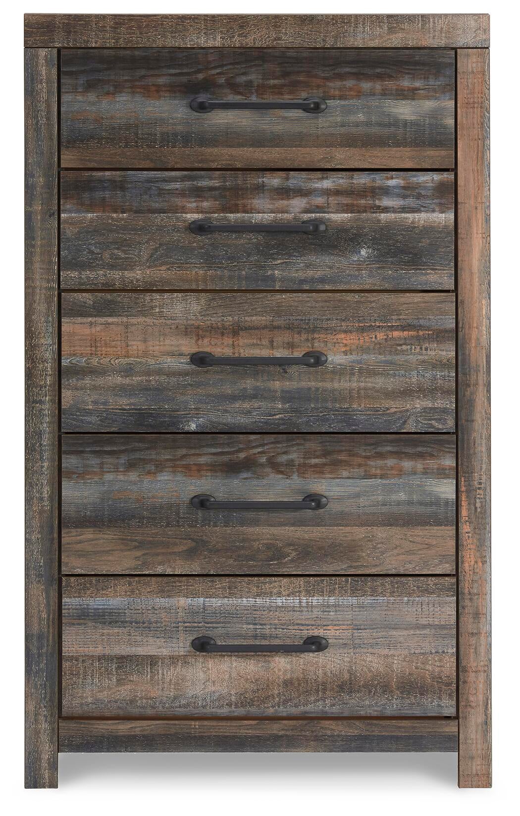 Drystan  Bookcase Bed With 4 Storage Drawers With Mirrored Dresser, Chest And Nightstand