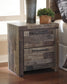 Derekson  Panel Bed With Mirrored Dresser, Chest And Nightstand