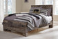 Derekson  Panel Bed With Mirrored Dresser, Chest And Nightstand