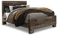 Derekson  Panel Bed With Mirrored Dresser, Chest And Nightstand