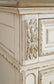 Realyn  Panel Bed With Mirrored Dresser