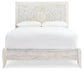 Paxberry  Panel Bed With Mirrored Dresser