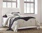 Paxberry  Panel Bed With Mirrored Dresser
