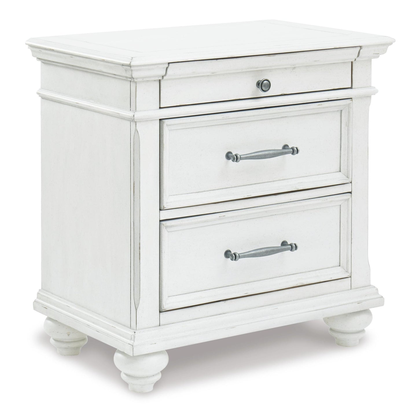 Kanwyn  Panel Bed With Storage With Mirrored Dresser, Chest And Nightstand