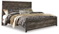 Wynnlow  Panel Bed With Mirrored Dresser, Chest And Nightstand