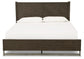 Arkenton  Panel Bed With Mirrored Dresser