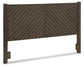 Arkenton  Panel Bed With Mirrored Dresser