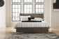 Arkenton  Panel Bed With Mirrored Dresser