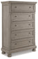 Lettner California  Sleigh Bed With Mirrored Dresser, Chest And Nightstand
