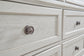 Robbinsdale  Panel Bed With Mirrored Dresser
