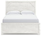 Gerridan  Panel Bed With Mirrored Dresser And Nightstand
