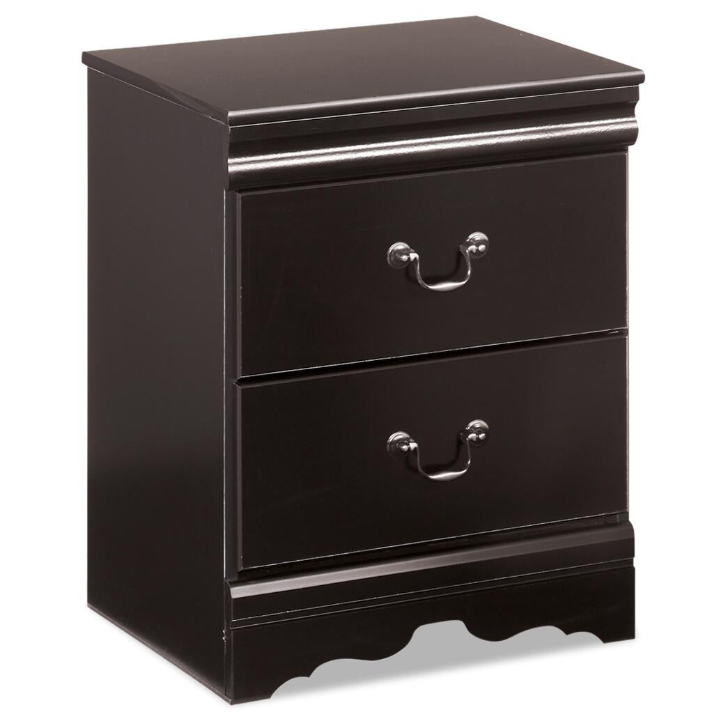 Huey Vineyard  Sleigh Bed With Mirrored Dresser And Nightstand