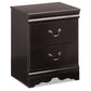 Huey Vineyard  Sleigh Bed With Mirrored Dresser And Nightstand