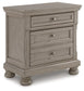 Lettner  Sleigh Bed With 2 Storage Drawers With Mirrored Dresser, Chest And Nightstand