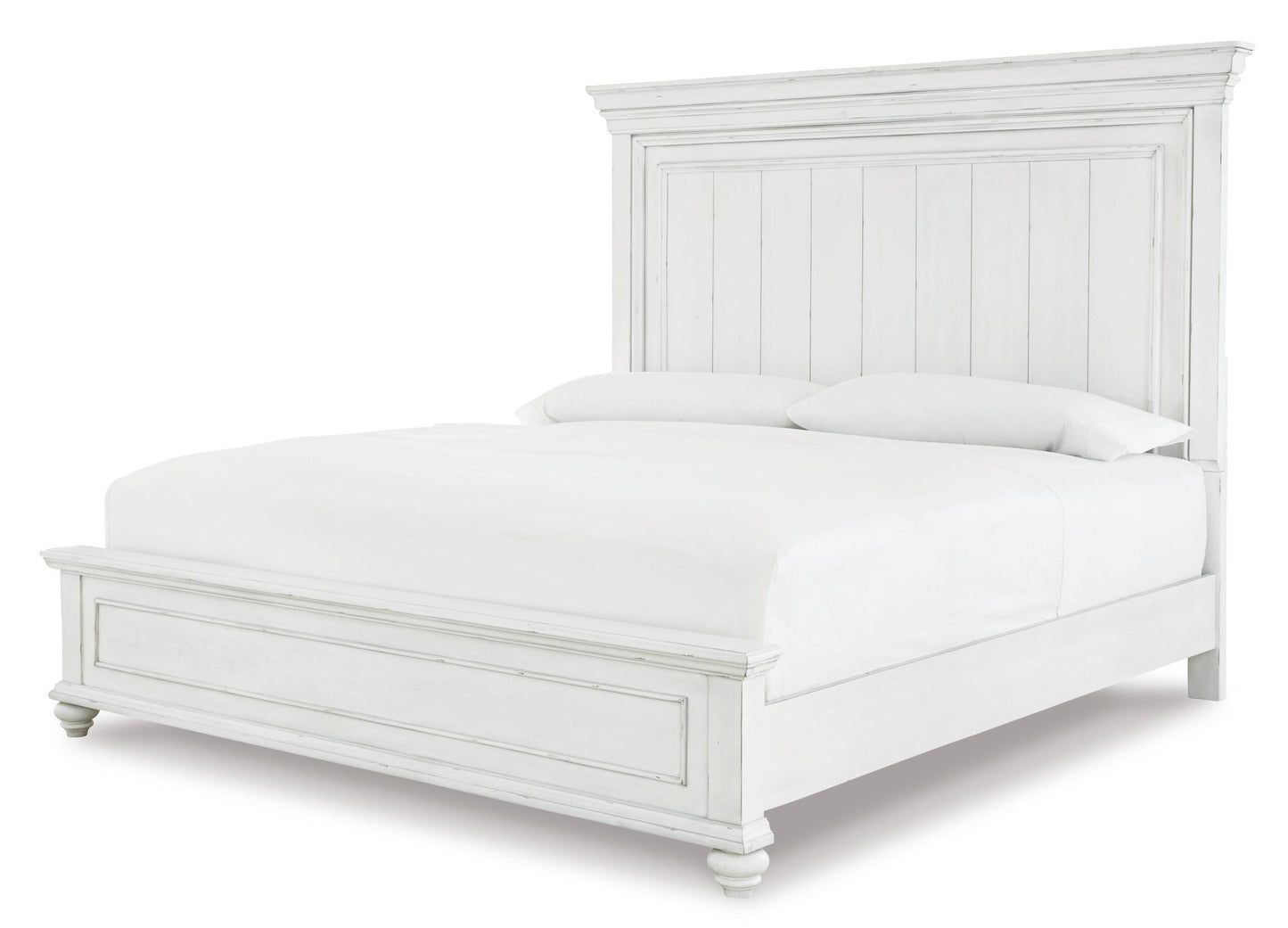 Kanwyn  Panel Bed With Mirrored Dresser
