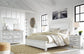 Kanwyn  Panel Bed With Mirrored Dresser