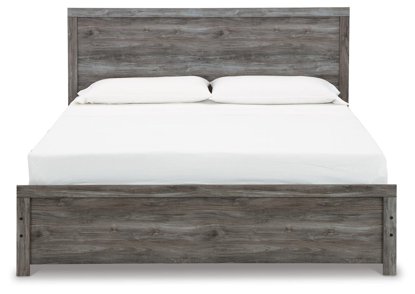 Bronyan  Panel Bed With Mirrored Dresser, Chest And Nightstand