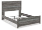 Bronyan  Panel Bed With Mirrored Dresser, Chest And Nightstand