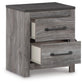 Bronyan  Panel Bed With Mirrored Dresser, Chest And Nightstand