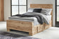 Hyanna  Panel Bed With 2 Side Storage, Dresser, Mirror, Chest And Nightstand