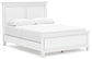 Fortman  Panel Bed With Mirrored Dresser