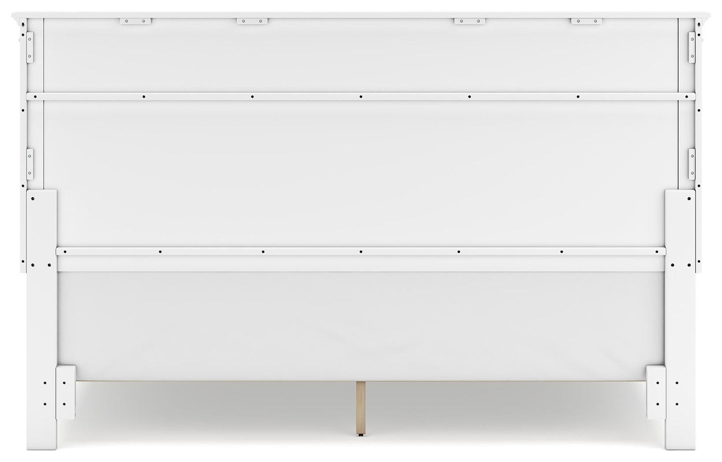 Fortman  Panel Bed With Mirrored Dresser