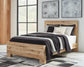 Hyanna  Panel Bed, Dresser, Mirror And Nightstand