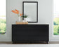 Danziar  Panel Bed With Mirrored Dresser