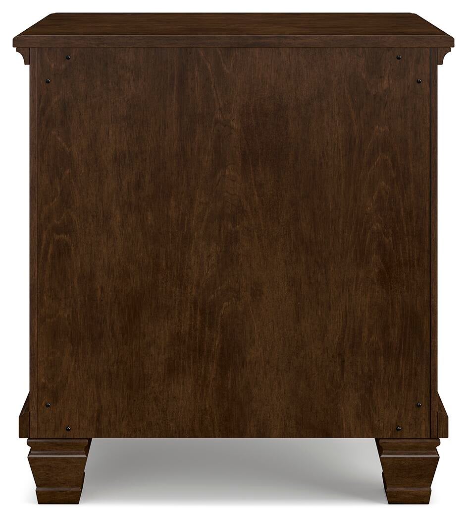 Danabrin  Panel Bed With Mirrored Dresser, Chest And Nightstand