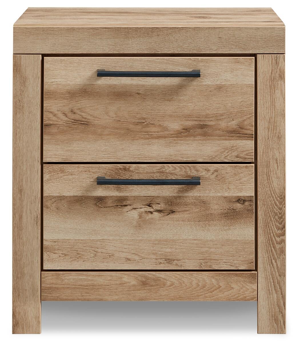 Hyanna  Panel Bed With 2 Side Storage, Dresser, Mirror And Nightstand