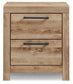 Hyanna  Panel Bed With 2 Side Storage, Dresser, Mirror And Nightstand