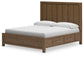 Cabalynn  Panel Bed With Storage With Mirrored Dresser, Chest And Nightstand