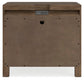 Cabalynn  Upholstered Bed With Mirrored Dresser And Nightstand
