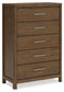 Cabalynn California  Panel Bed With Storage With Mirrored Dresser, Chest And Nightstand
