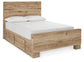 Hyanna  Panel Bed With 2 Side Storage, Dresser, Mirror And Nightstand