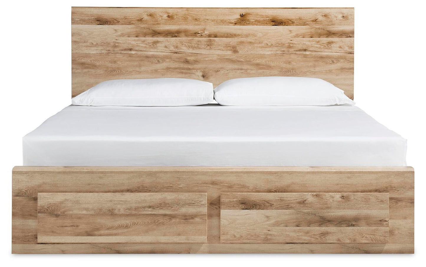 Hyanna  Panel Storage Bed With 2 Under Bed Storage Drawer, Dresser, Mirror And Nightstand