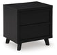 Danziar  Panel Bed, Dresser, Mirror And Nightstand