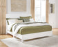 Binterglen  Panel Bed With Mirrored Dresser