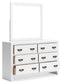 Binterglen California  Panel Bed, Dresser, Mirror, Chest And Nightstand