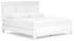 Fortman  Panel Bed With Mirrored Dresser And Nightstand