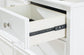 Fortman  Panel Bed With Mirrored Dresser And Nightstand